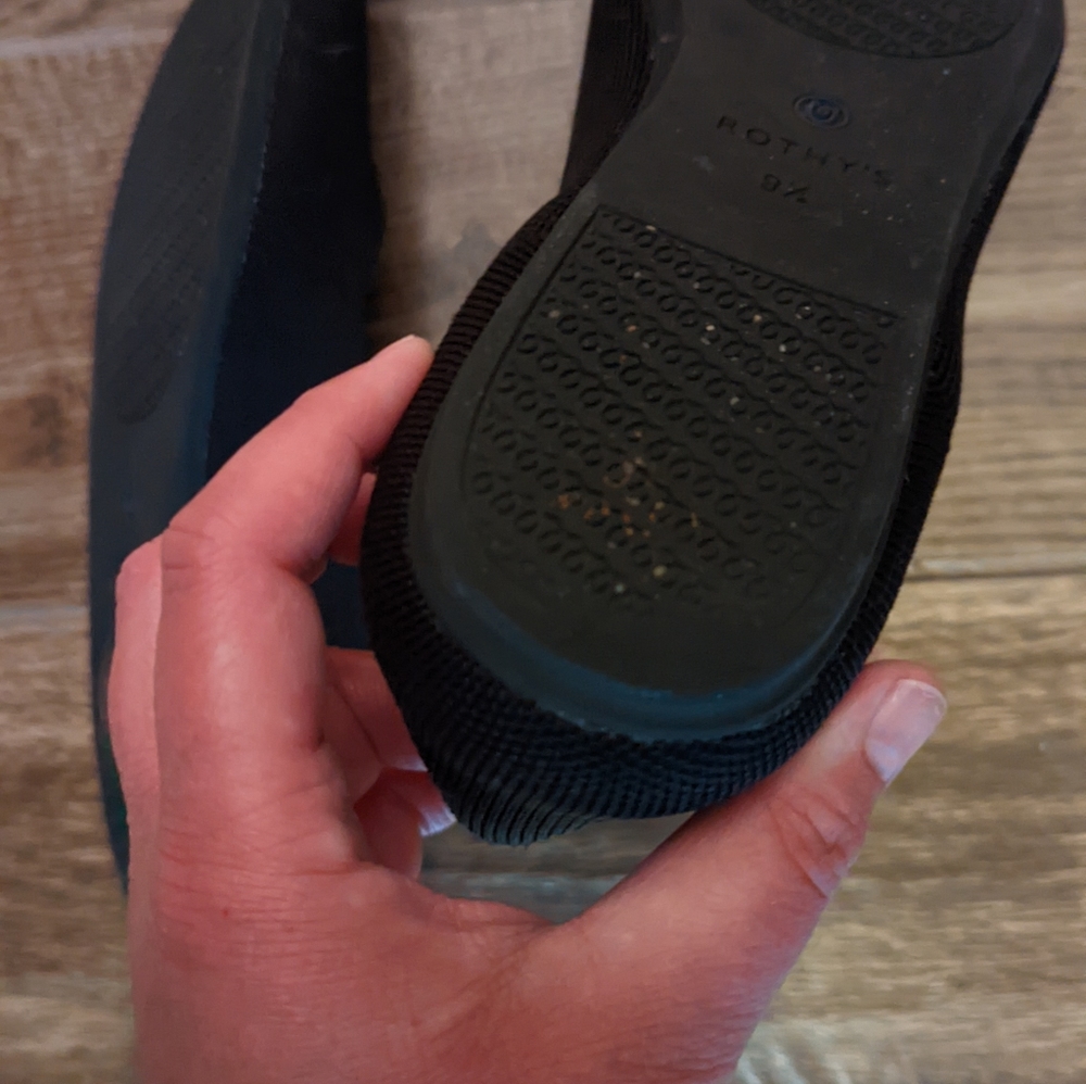 Black Rothy's Flats Size 9.5 - Picture 4 of 10